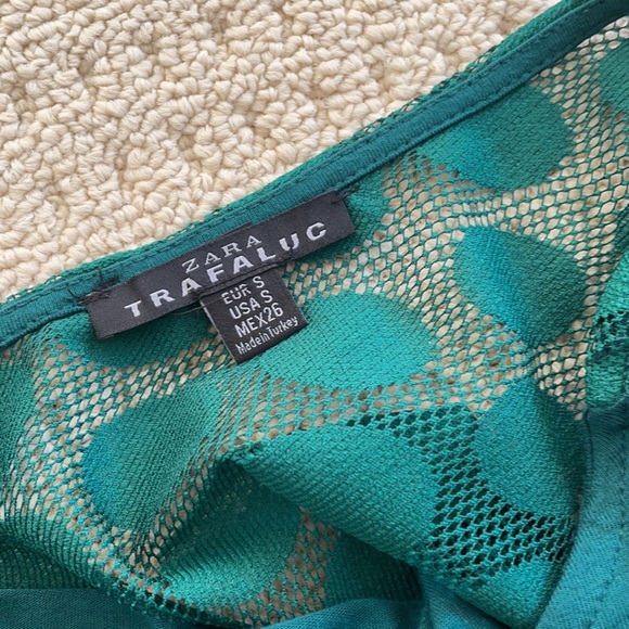 Zara Trafaluc Mesh Back Top NWOT - Picture 5 of 7